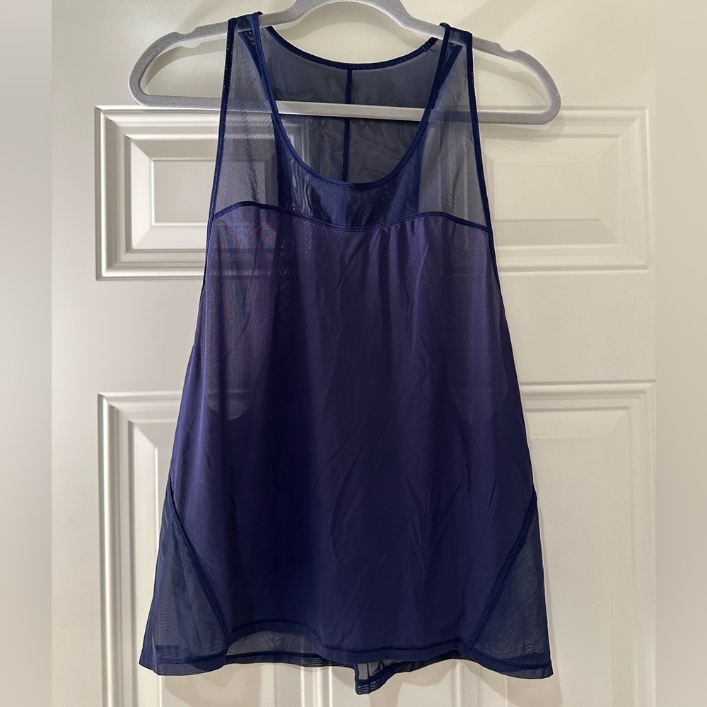 Lululemon navy workout tank top
